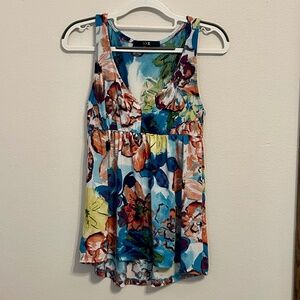XXI Women’s Colorful Babydoll Tank Top, EUC, Size Small